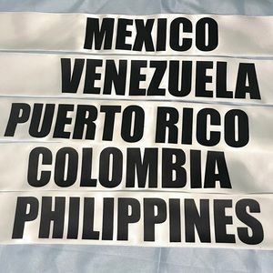 Miss Universe Country Sashes, Any Country Pageant